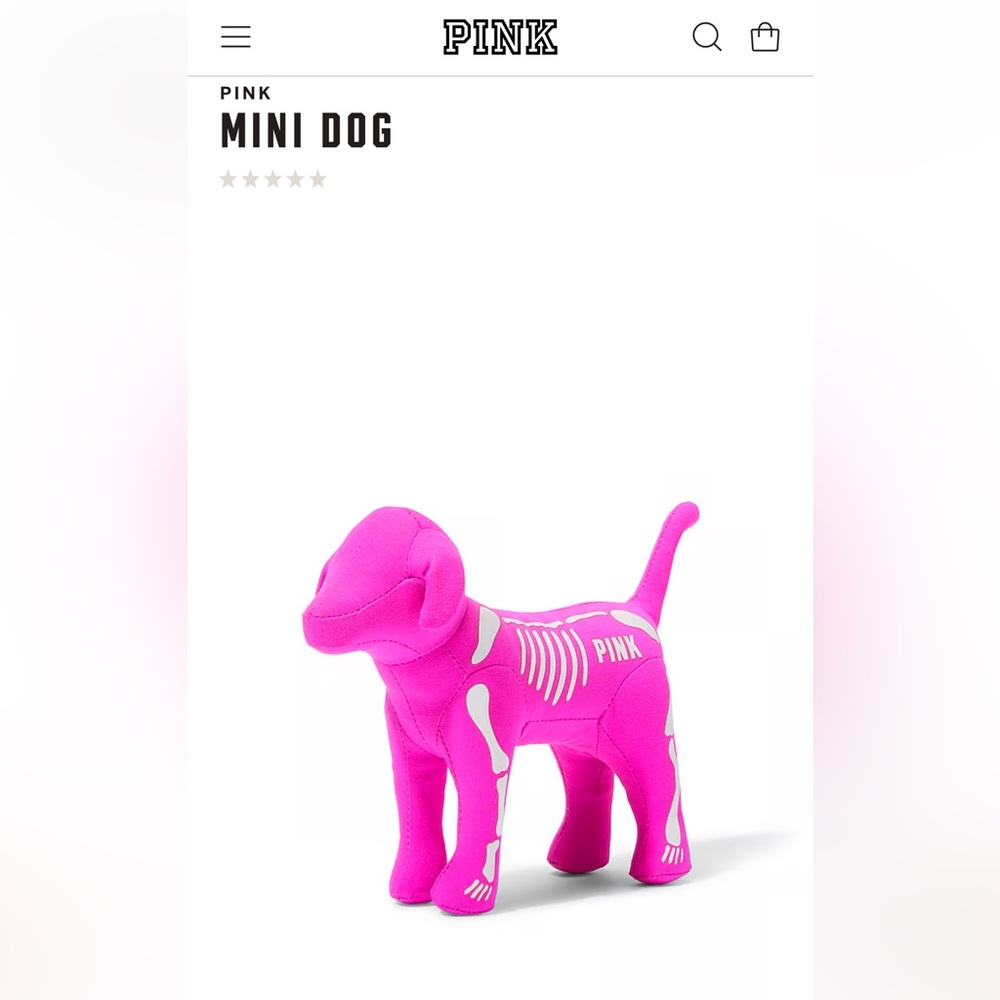 Pink MINI dog
